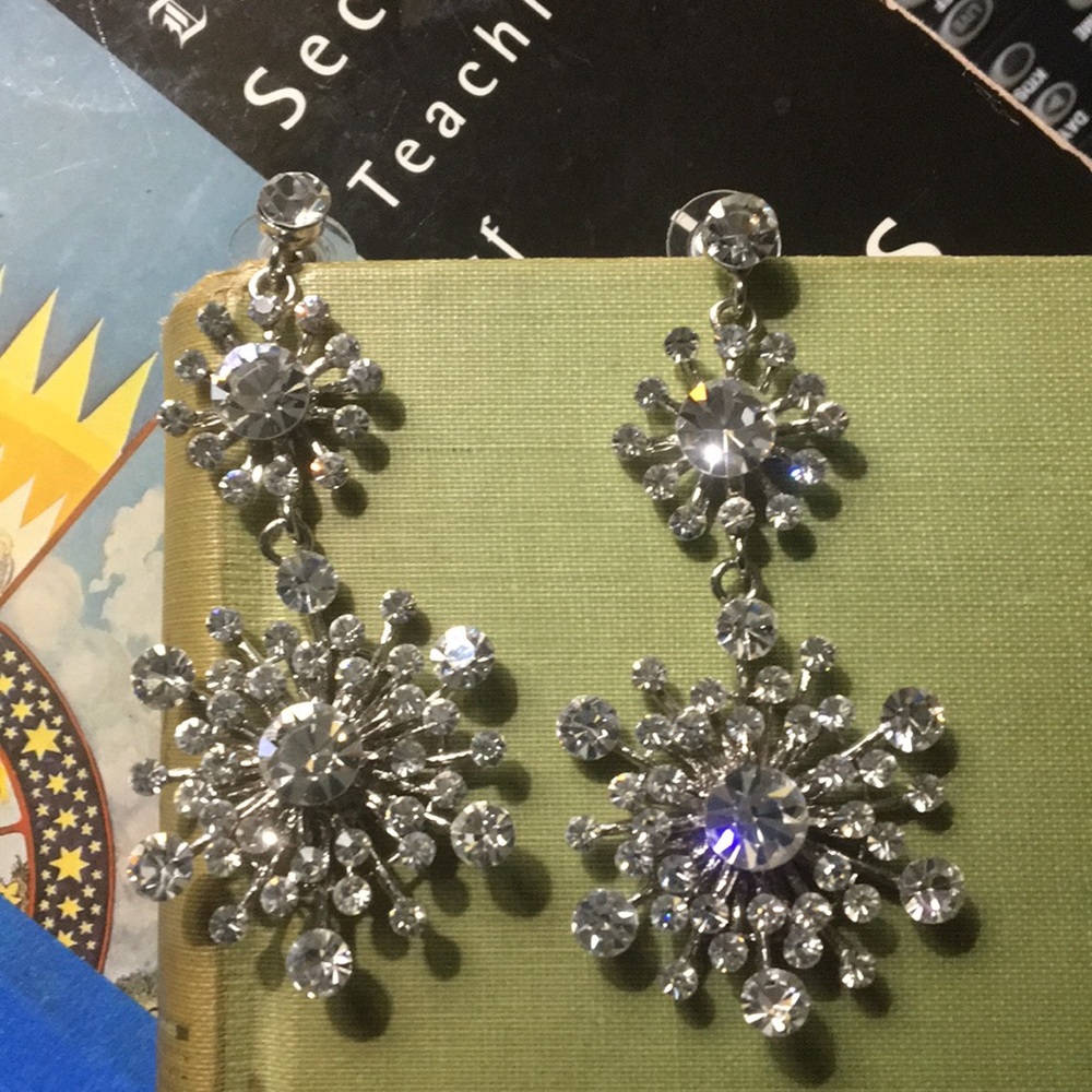 Crystal Snowflake Earrings
